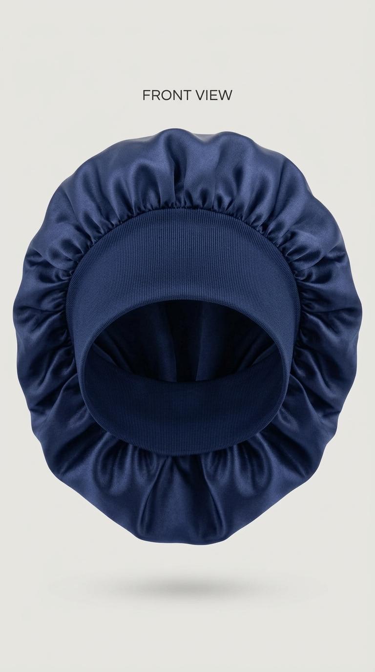 Premium Satin Bonnet with 3.5" Stretchy Wide Band