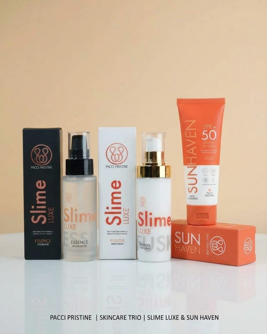 Passive Pristine Complete Glow & Protection Set – Slime Luxe Hydrator+ Slime Luxe Moisturizer+ Sun Haven SPF 50