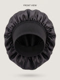 Premium Satin Bonnet with 3.5" Stretchy Wide Band