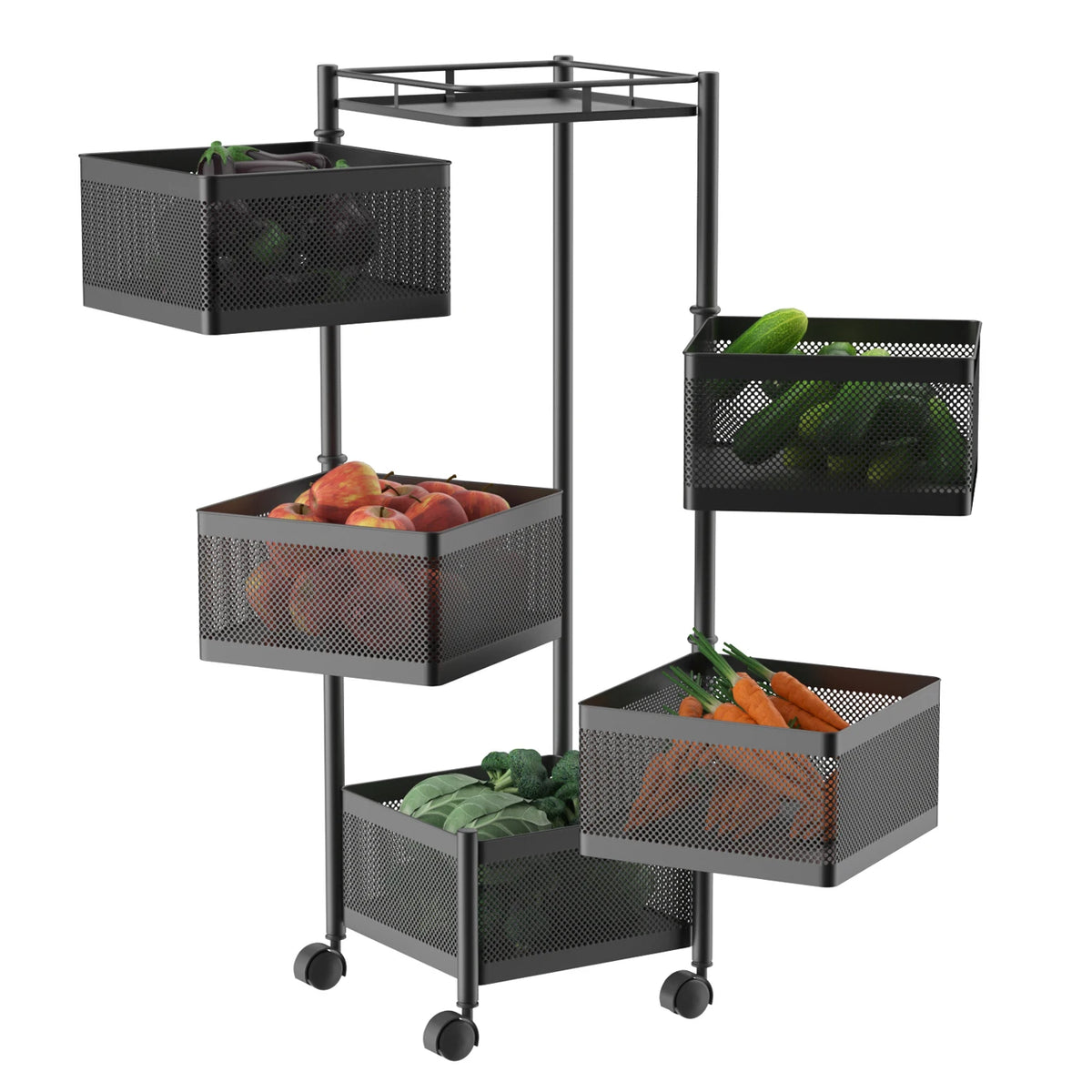 Klappbarer Metall-Hilfswagen