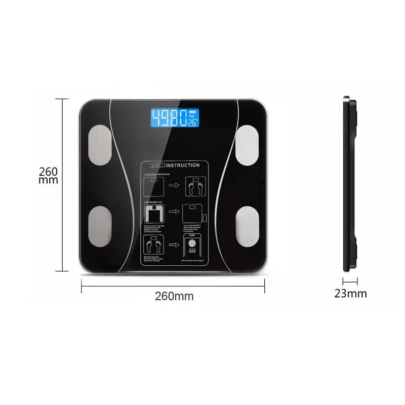 Digitale Körperwaage – perfekt für das Fitness-Monitoring.