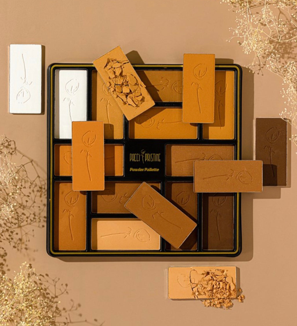 PACCI PRISTINE Multi-Use Contour & Bronzing Powder Palette