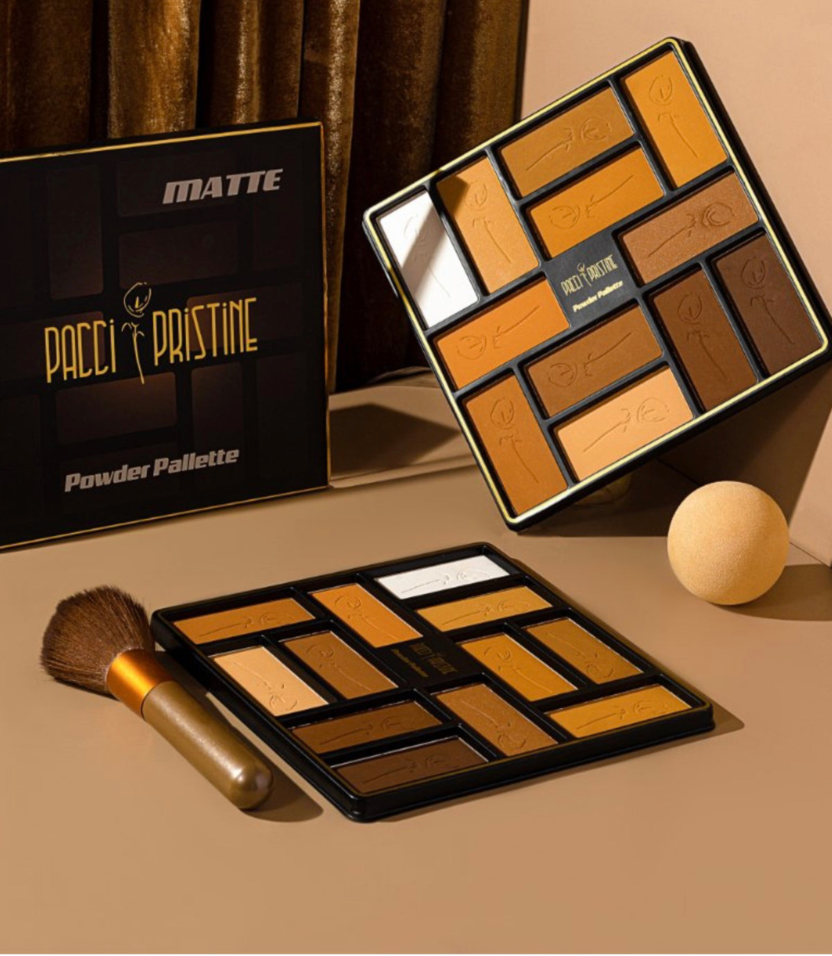 PACCI PRISTINE Multi-Use Contour & Bronzing Powder Palette
