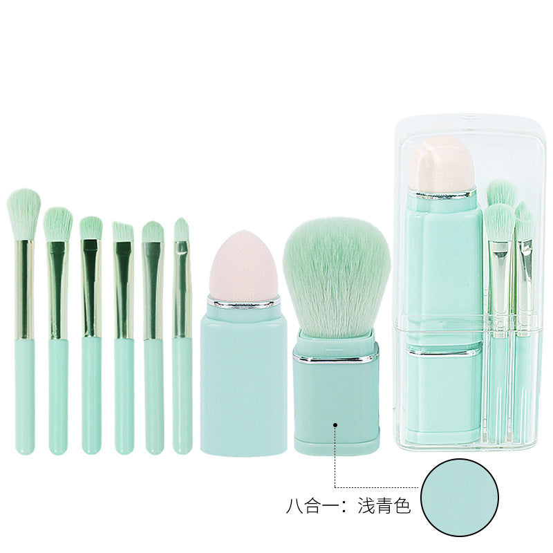 New Eight-In-One Mini Makeup Brush Set