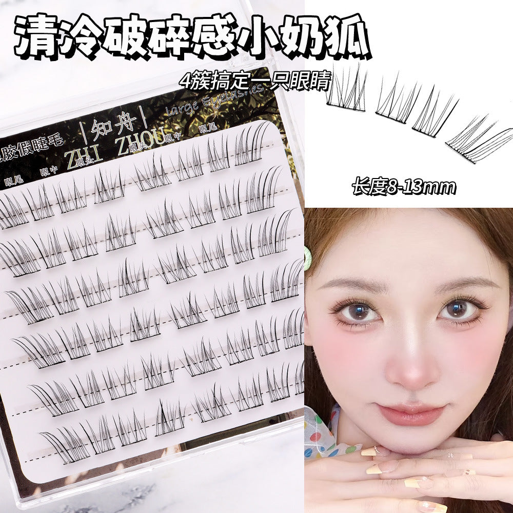 Light-Colored Glue less Natural  Eyelashes