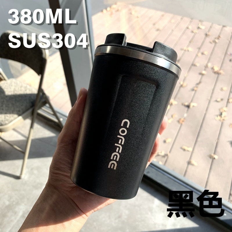 Sommer-Isolierbecher aus Edelstahl, Thermobecher, Kaffeebecher, doppelwandiger Auto-Becher, Geschenkbecher mit Smart-Display, personalisierbar