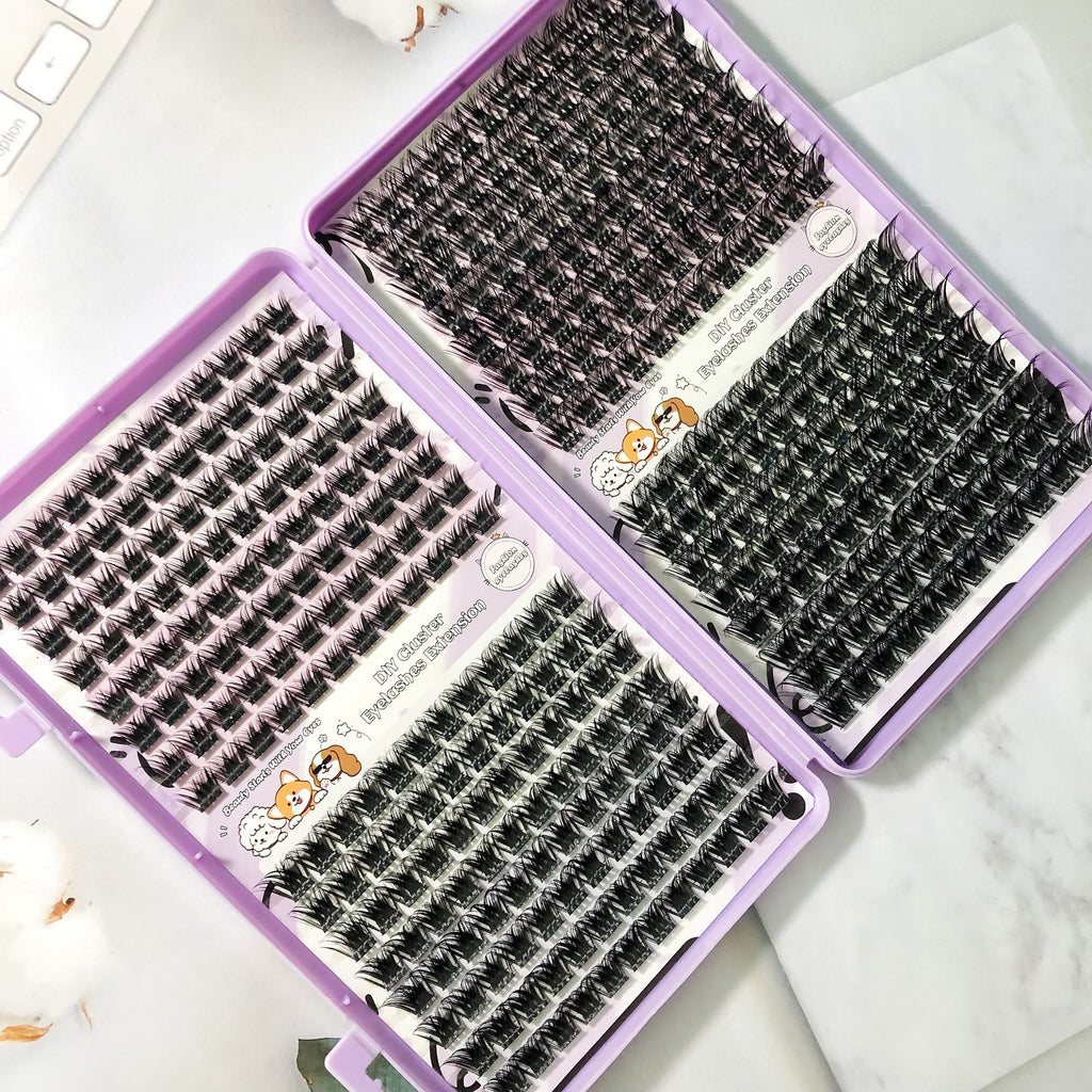 Thick Wm 11  Eyelashes DIY Self-Grafting Set