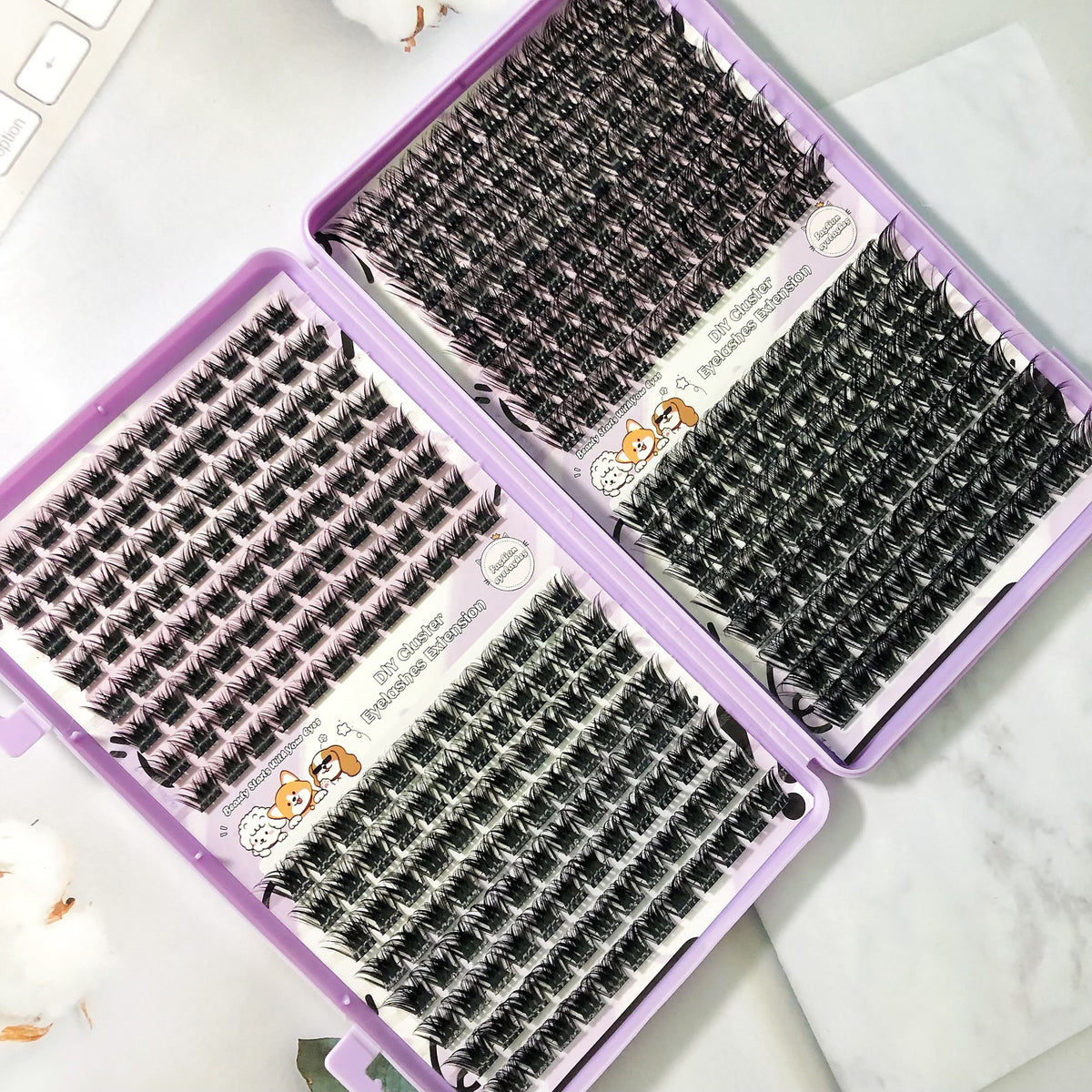 Thick Wm 11  Eyelashes DIY Self-Grafting Set