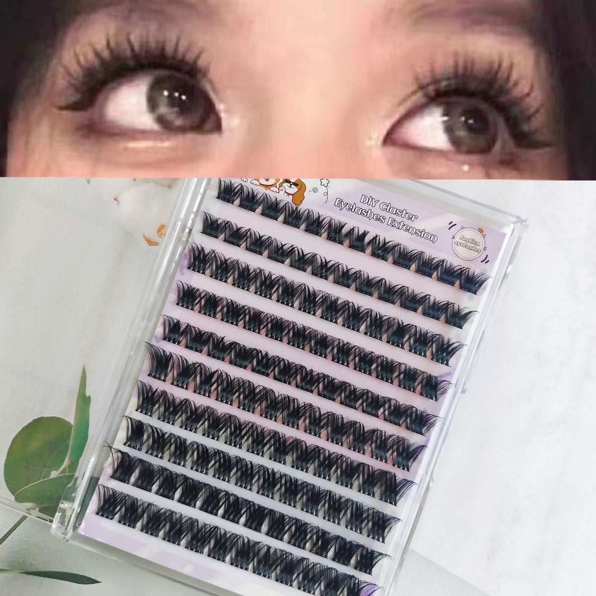 Thick Wm 11  Eyelashes DIY Self-Grafting Set