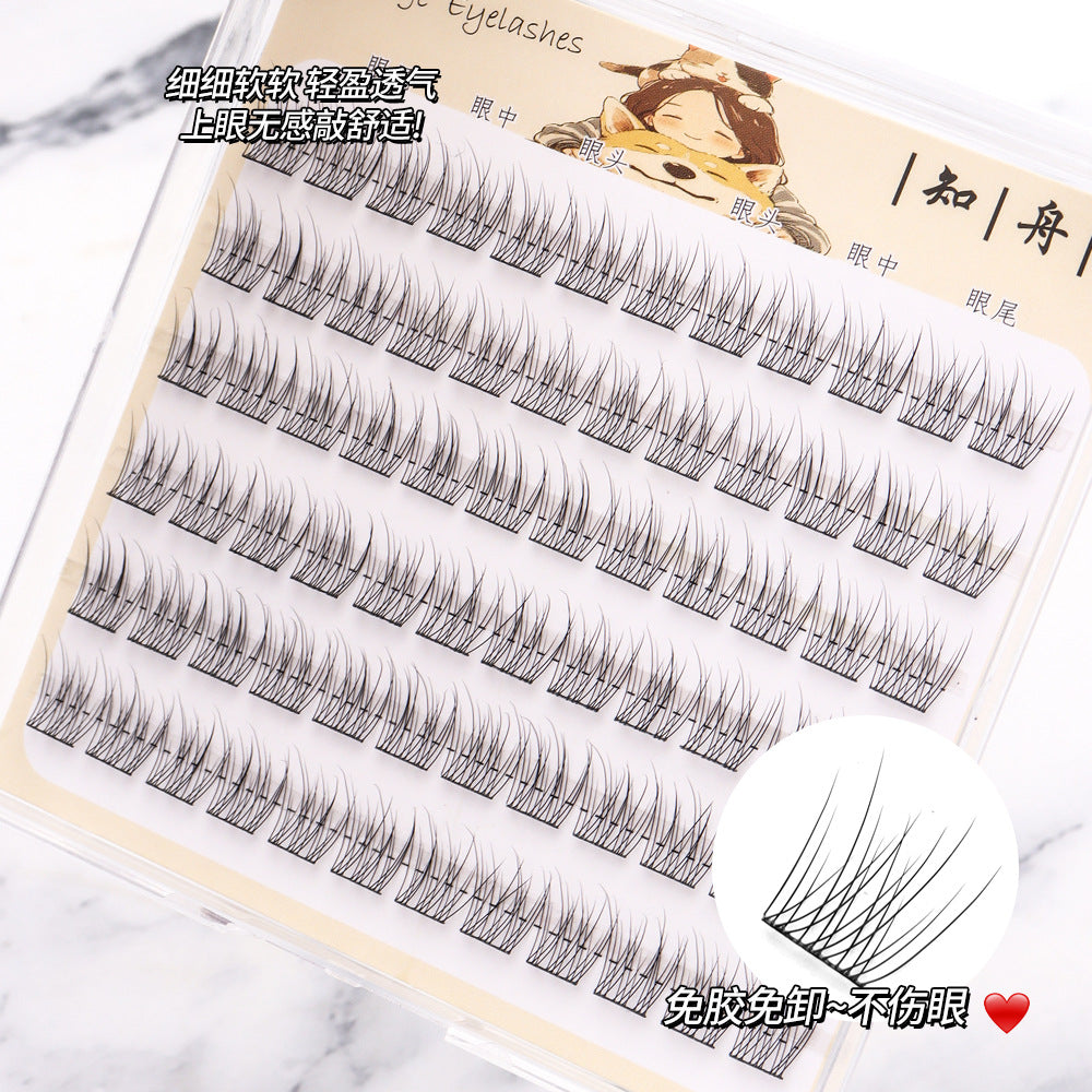 Light-Colored Glue less Natural  Eyelashes