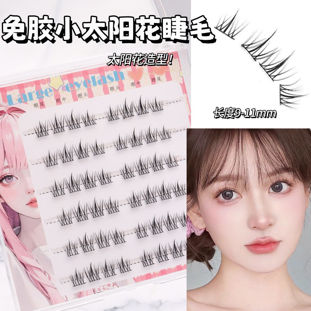 Light-Colored Glue less Natural  Eyelashes
