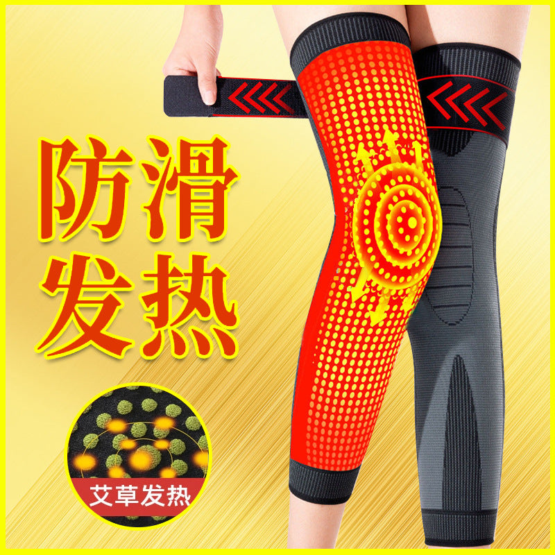 Wormwood heating knee cover bandage cold legs  self-heating foot cover