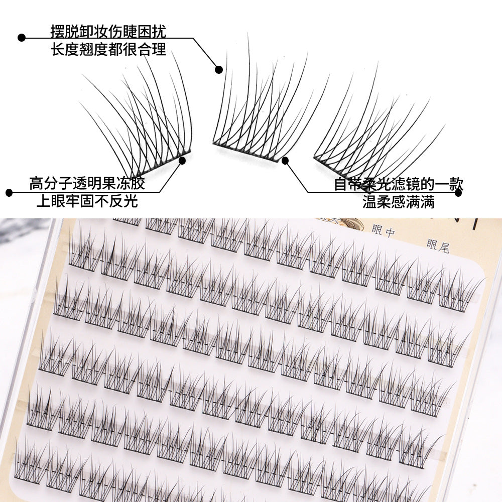 Light-Colored Glue less Natural  Eyelashes