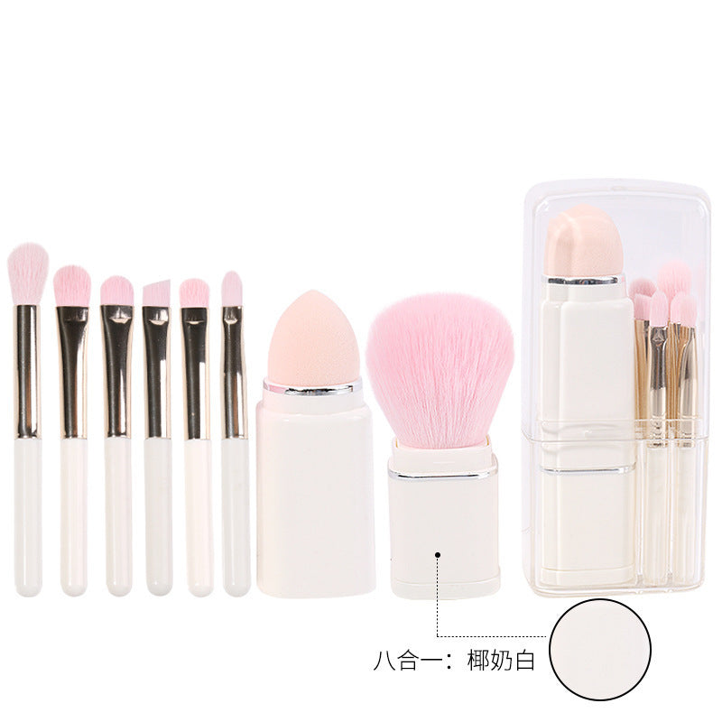 New Eight-In-One Mini Makeup Brush Set