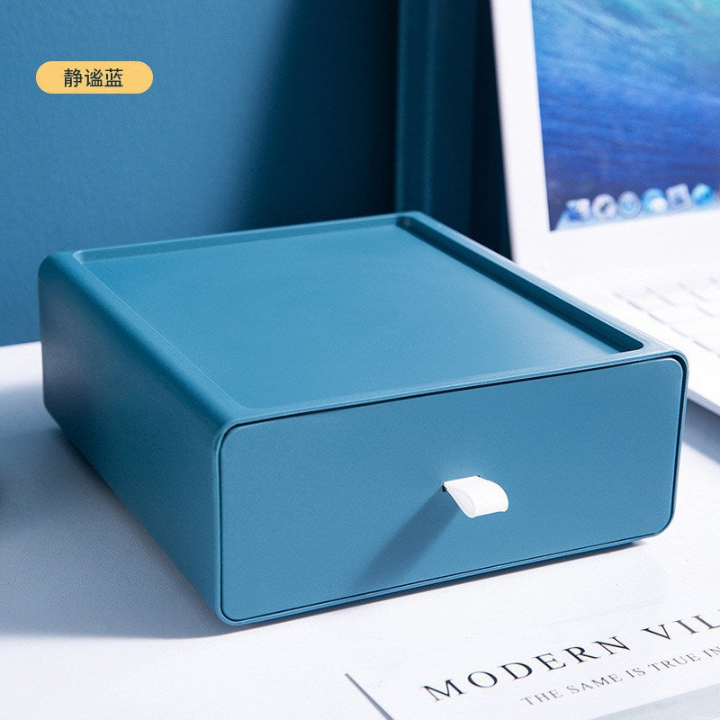 DZ1080 Kunststoff-Schubladenbox Dopamin-Schreibtisch-Organizer für Kosmetik und Bürobedarf