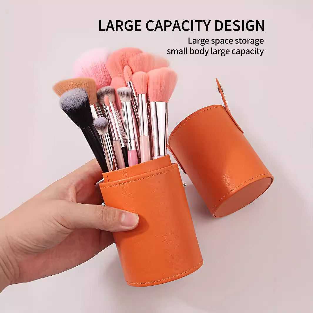 Large Capacity Cosmetic Brush Storage Case