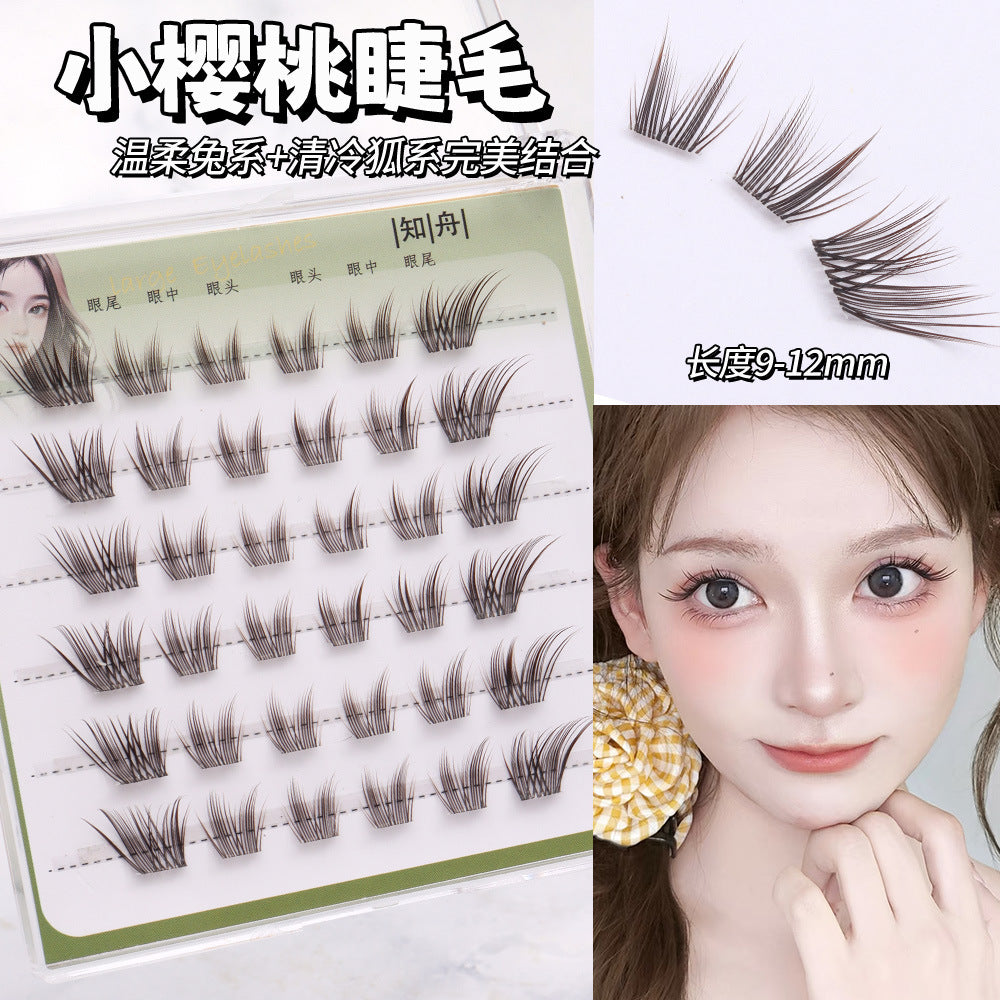 Light-Colored Glue less Natural  Eyelashes