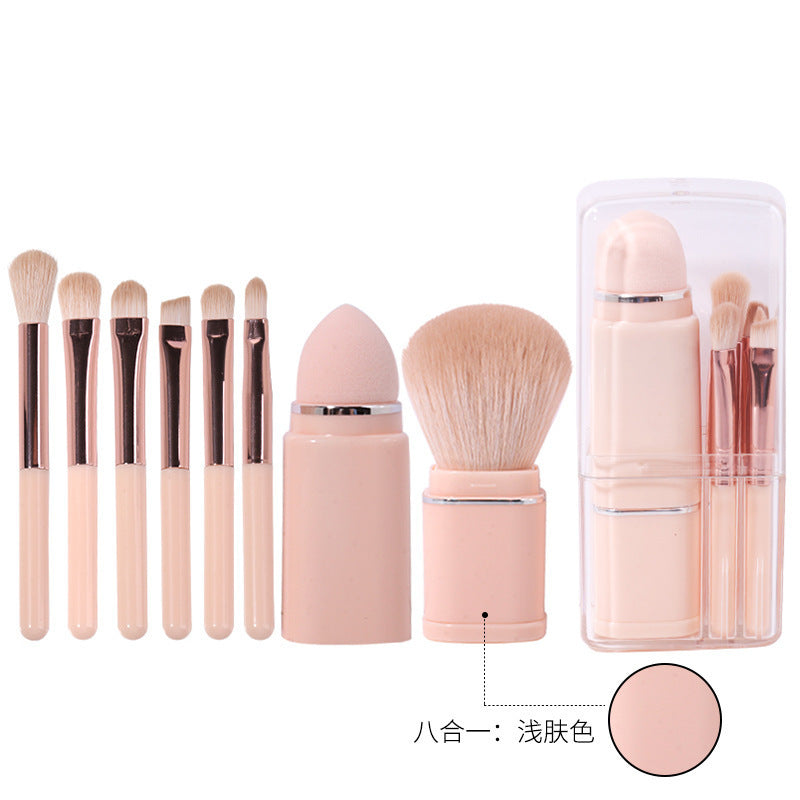 New Eight-In-One Mini Makeup Brush Set