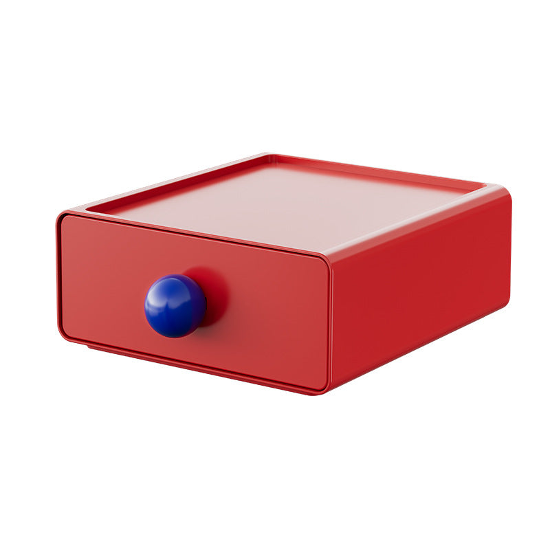 DZ1080 Kunststoff-Schubladenbox Dopamin-Schreibtisch-Organizer für Kosmetik und Bürobedarf