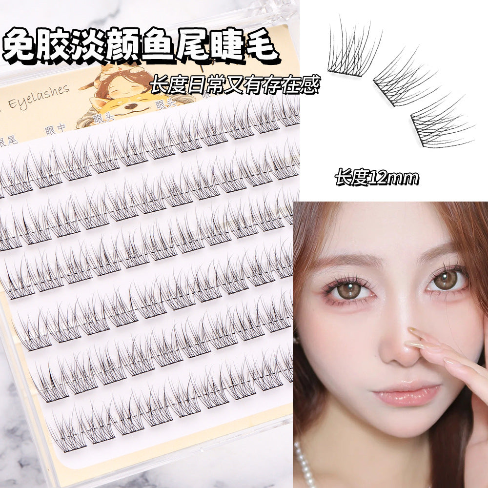 Light-Colored Glue less Natural  Eyelashes