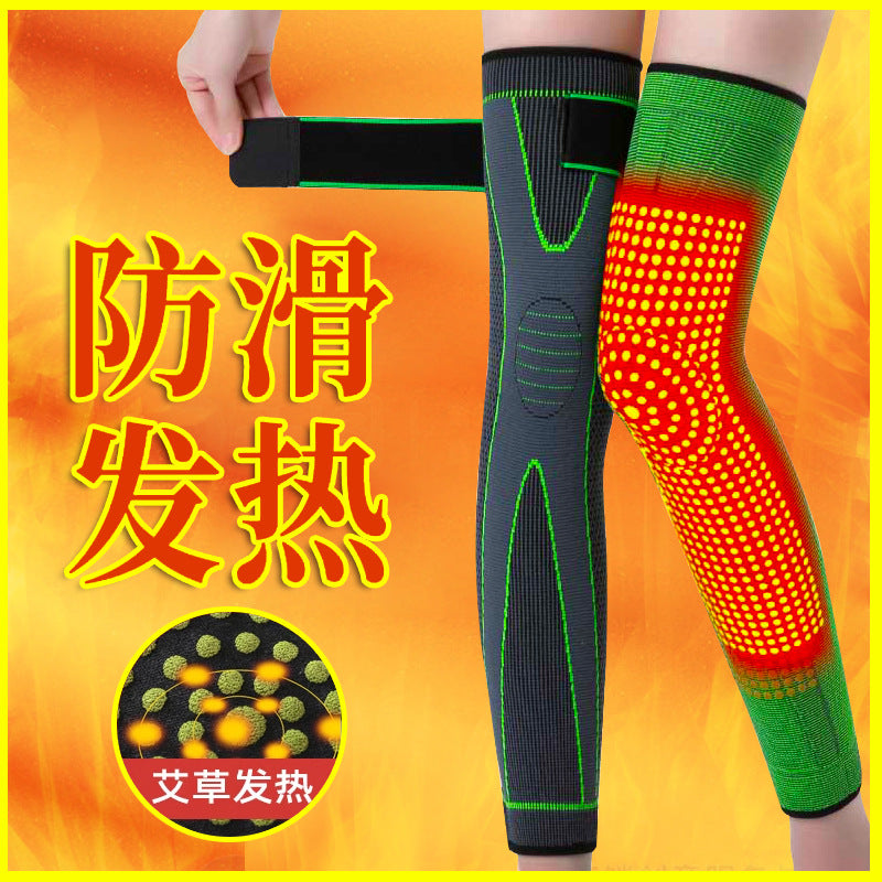 Wormwood heating knee cover bandage cold legs  self-heating foot cover