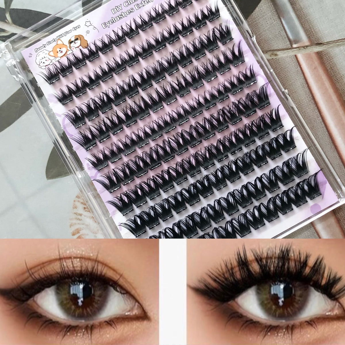 European and American Popular Wm 12 Amazon Eyelashes