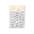 Shell Light Butterfly Bubble Nail Art Stickers New 3D