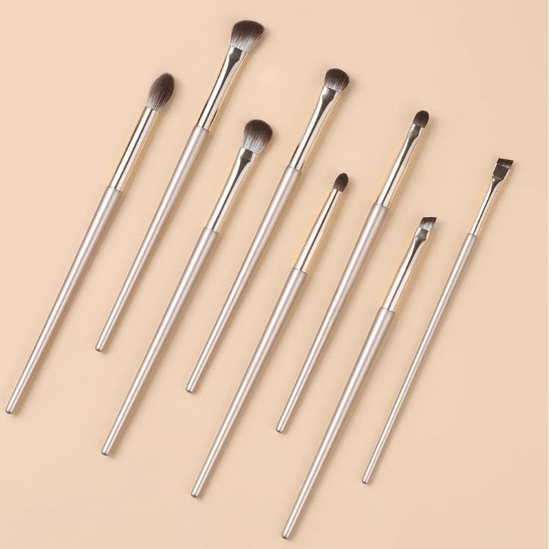 New Makeup Brush Set of 15 Gold-Plated Brushes.