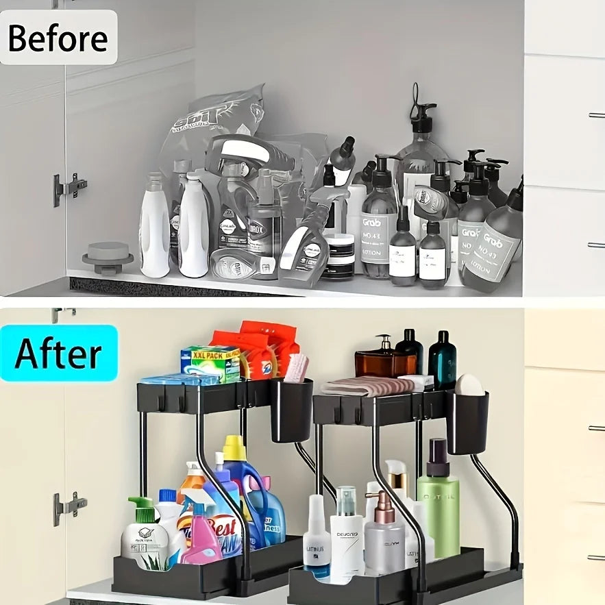 2 Tier Under Sink Organizer