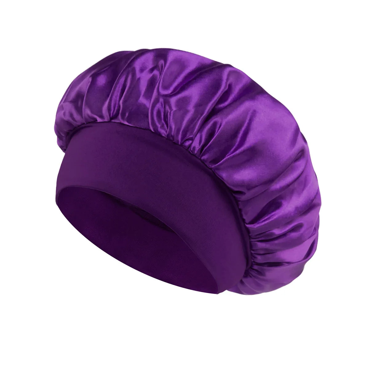 Weiche, seidengefütterte Haube aus Satin