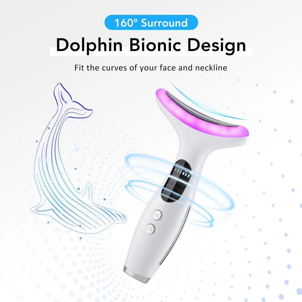 LED Lights Neck & Face Beauty Device Face Lifting Machine Tool