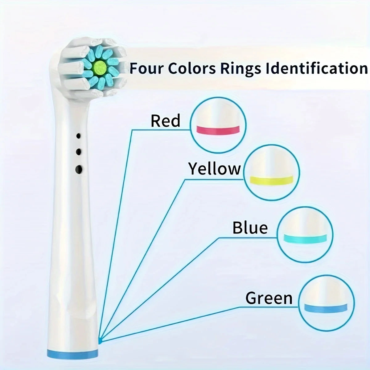 Professional Electric Toothbrush Heads Compatible with Oral-B Braun