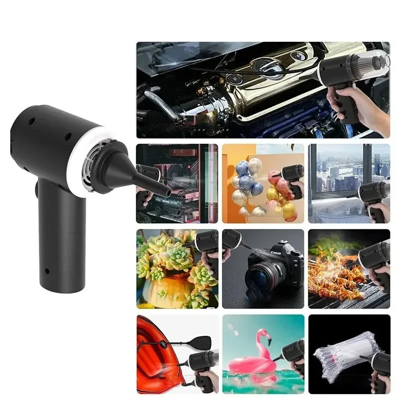 Wireless Car USB Charging Vacuum Cleaner