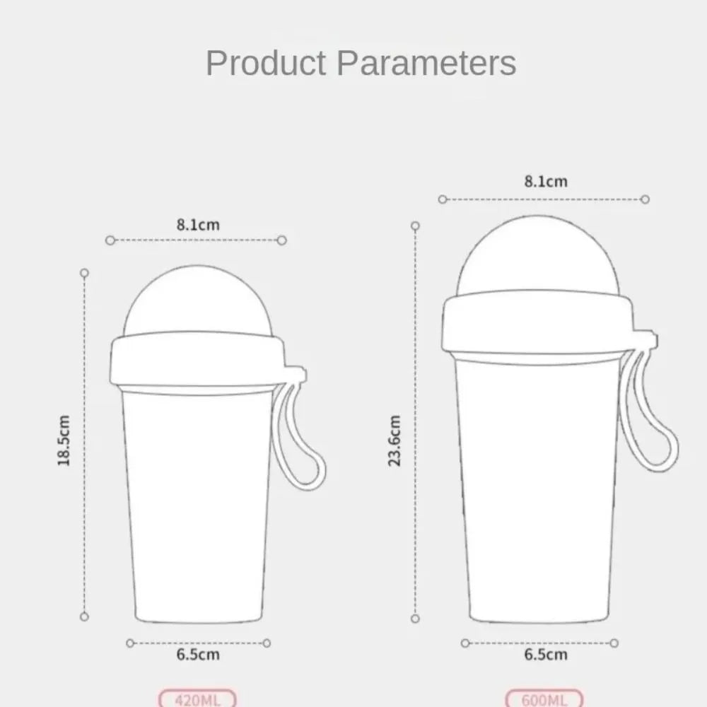 2 in 1 Dual Chamber Tumbler
