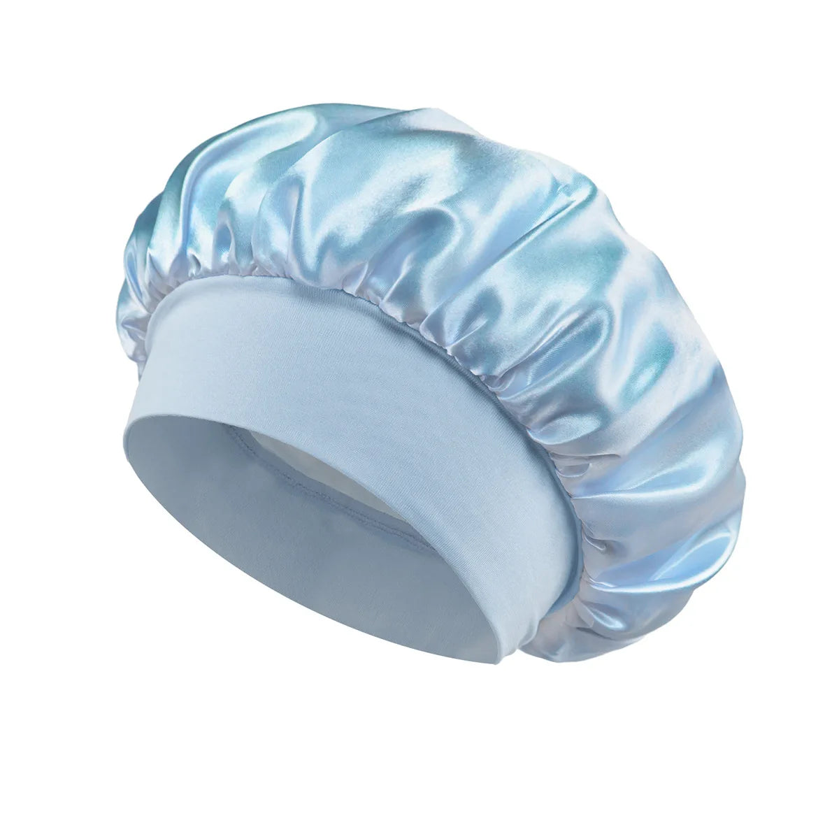 Weiche, seidengefütterte Haube aus Satin