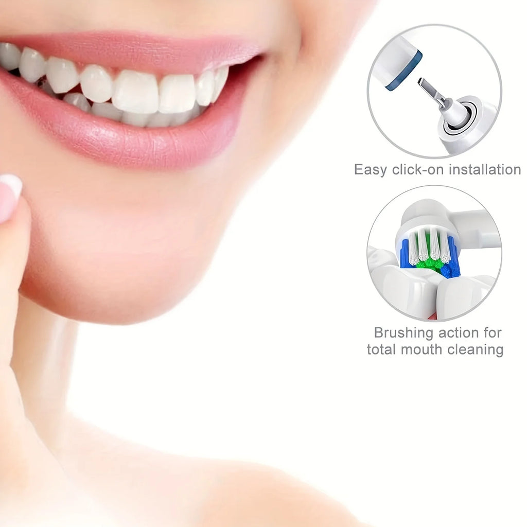 Professional Electric Toothbrush Heads Compatible with Oral-B Braun