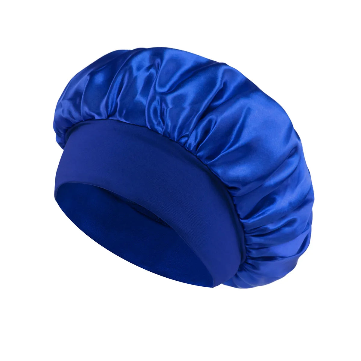 Weiche, seidengefütterte Haube aus Satin