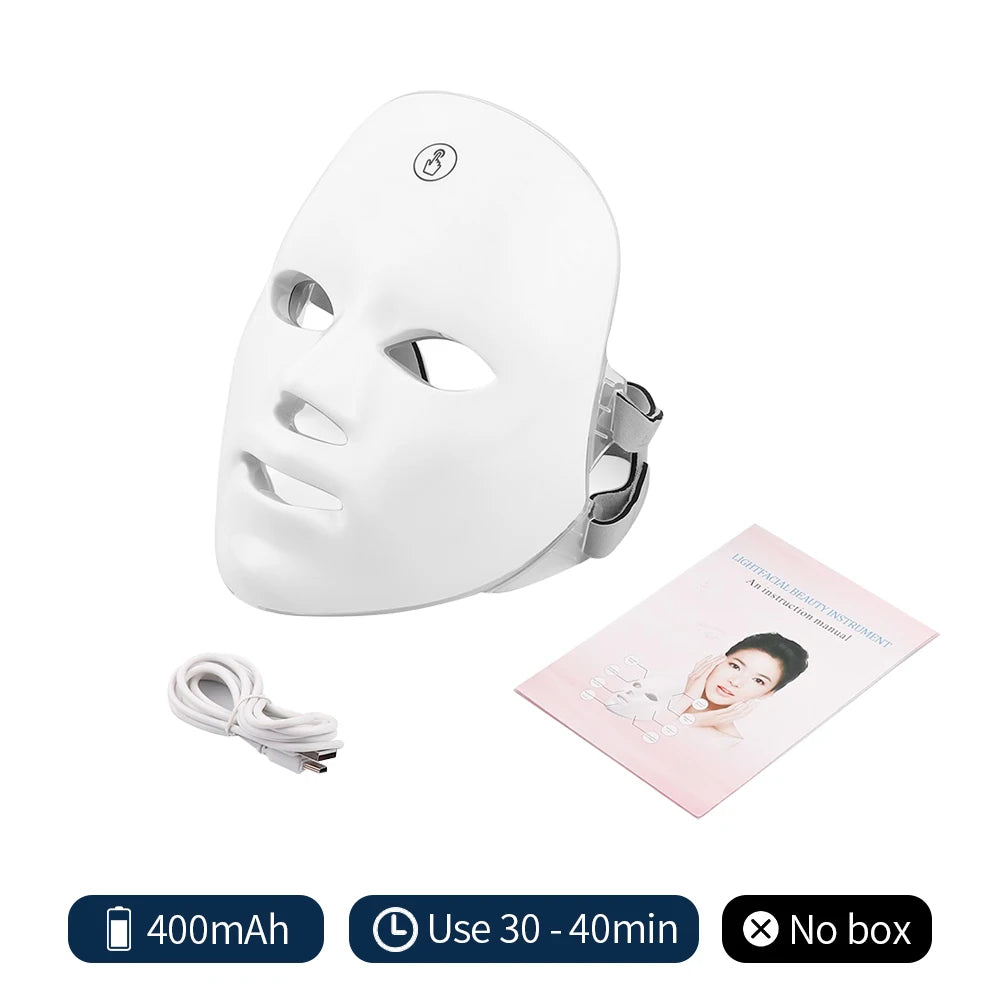 Rechargeable Skin Rejuvenation Facial LED Mask