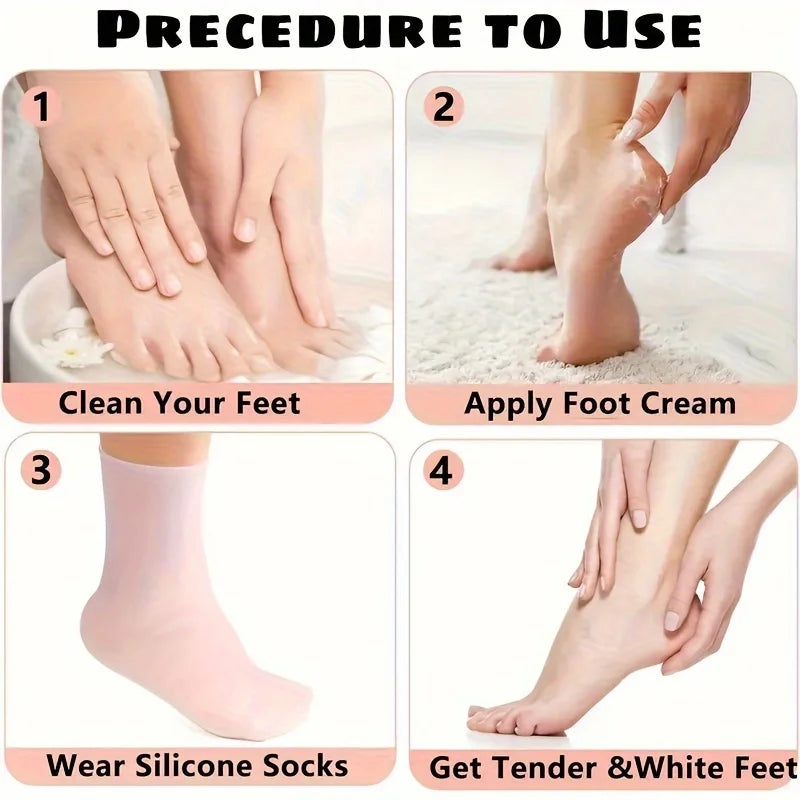 Silicone Moisturizing Foot Socks