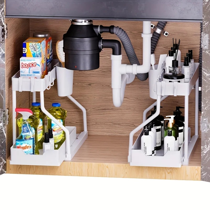 2 Tier Under Sink Organizer