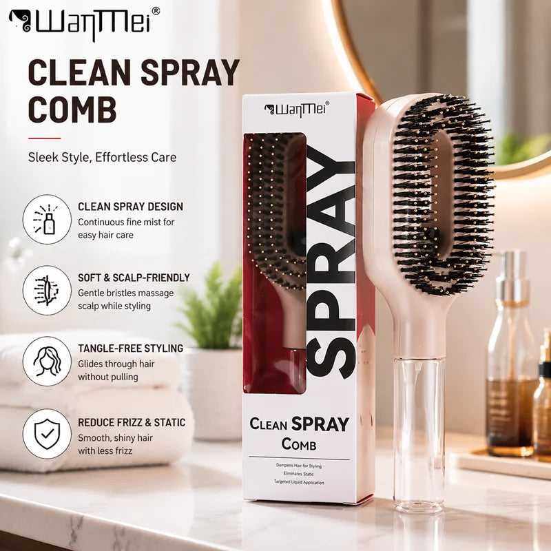 2 in1  Detangling Sprayer Comb
