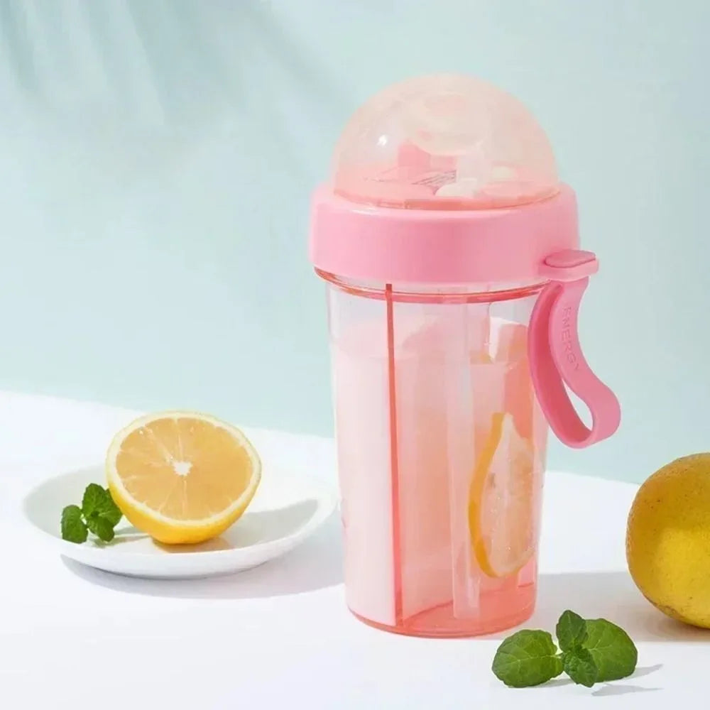 2 in 1 Dual Chamber Tumbler