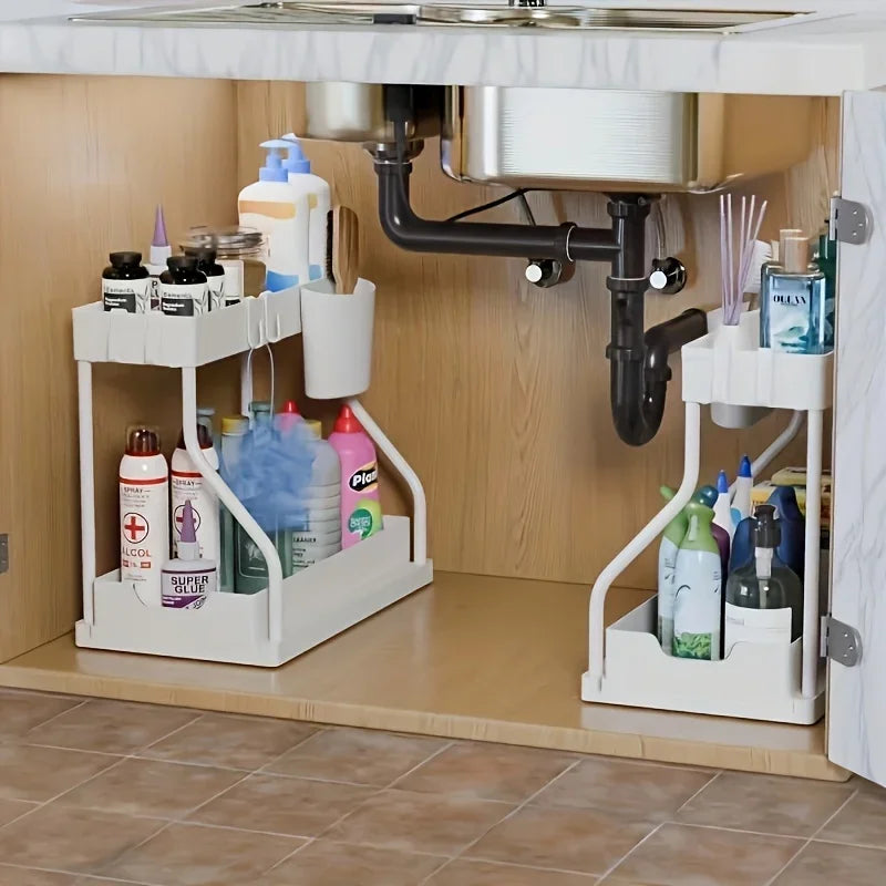 2 Tier Under Sink Organizer